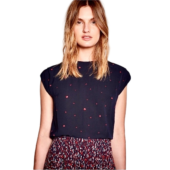 Joie Tops - JOIE [Nordstrom] Lady Bug Featherweight Blouse
